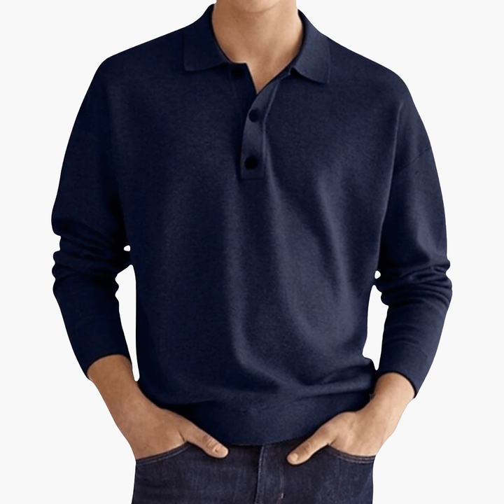 Maglia Polo Uomo a Maniche Lunghe | Altivaro