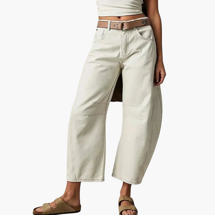 Jeans Donna a Gamba Larga, Denim Leggero | Altivaro