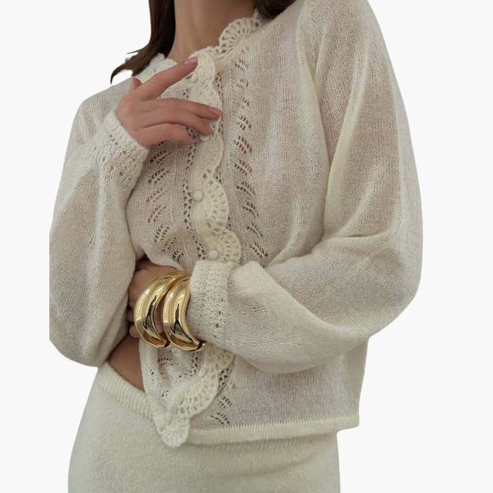 Completo donna maglione gonna lunga elegante lavorato a maglia | Altivaro