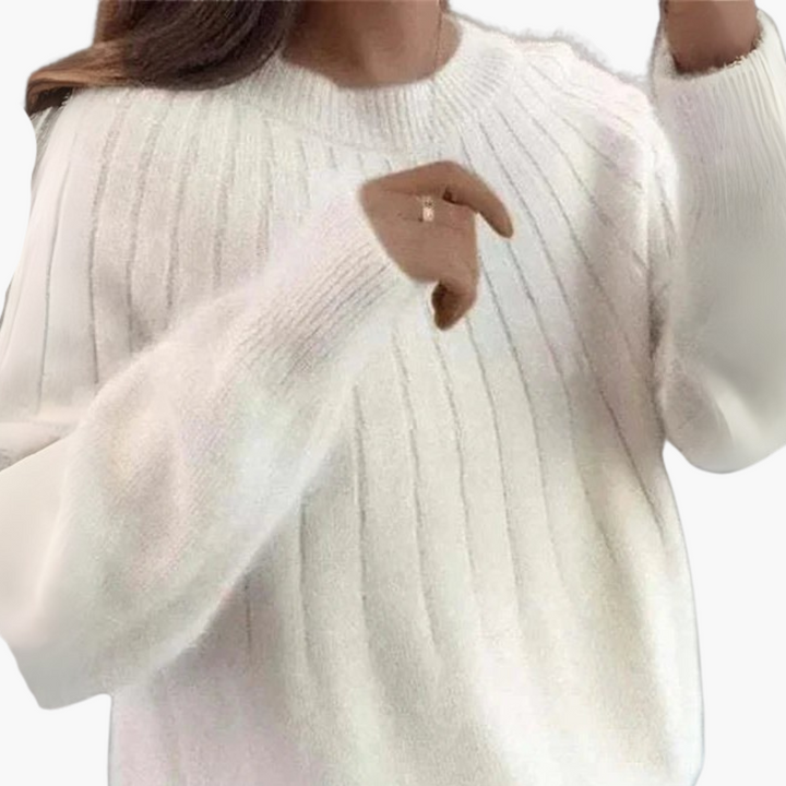 Maglione Donna con Maniche Lunghe e Righe Verticali | Altivaro