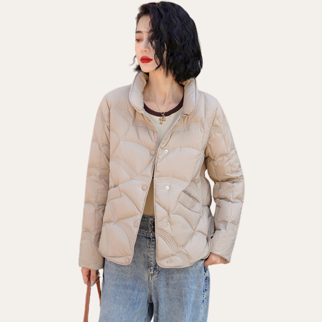 Women's Quilted Lightweight Down Jacket Padded Winter Coat | Altivaro