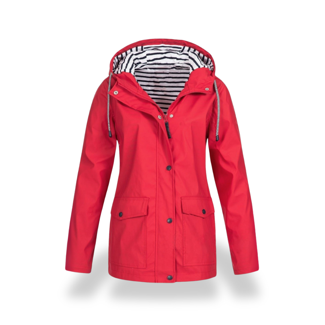 Giacca Impermeabile Donna con Cappuccio Antipioggia | Altivaro