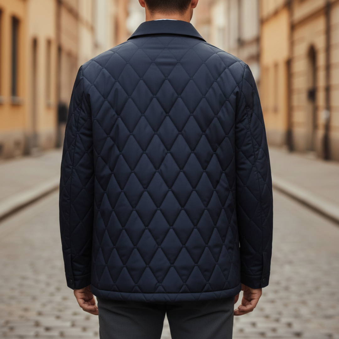 Steppjacke für Herren aus elegantem Stoff | Altivaro