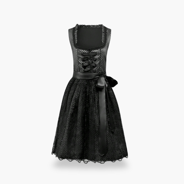 Abito Tradizionale Dirndl da Donna con Grembiule in Pizzo | Altivaro