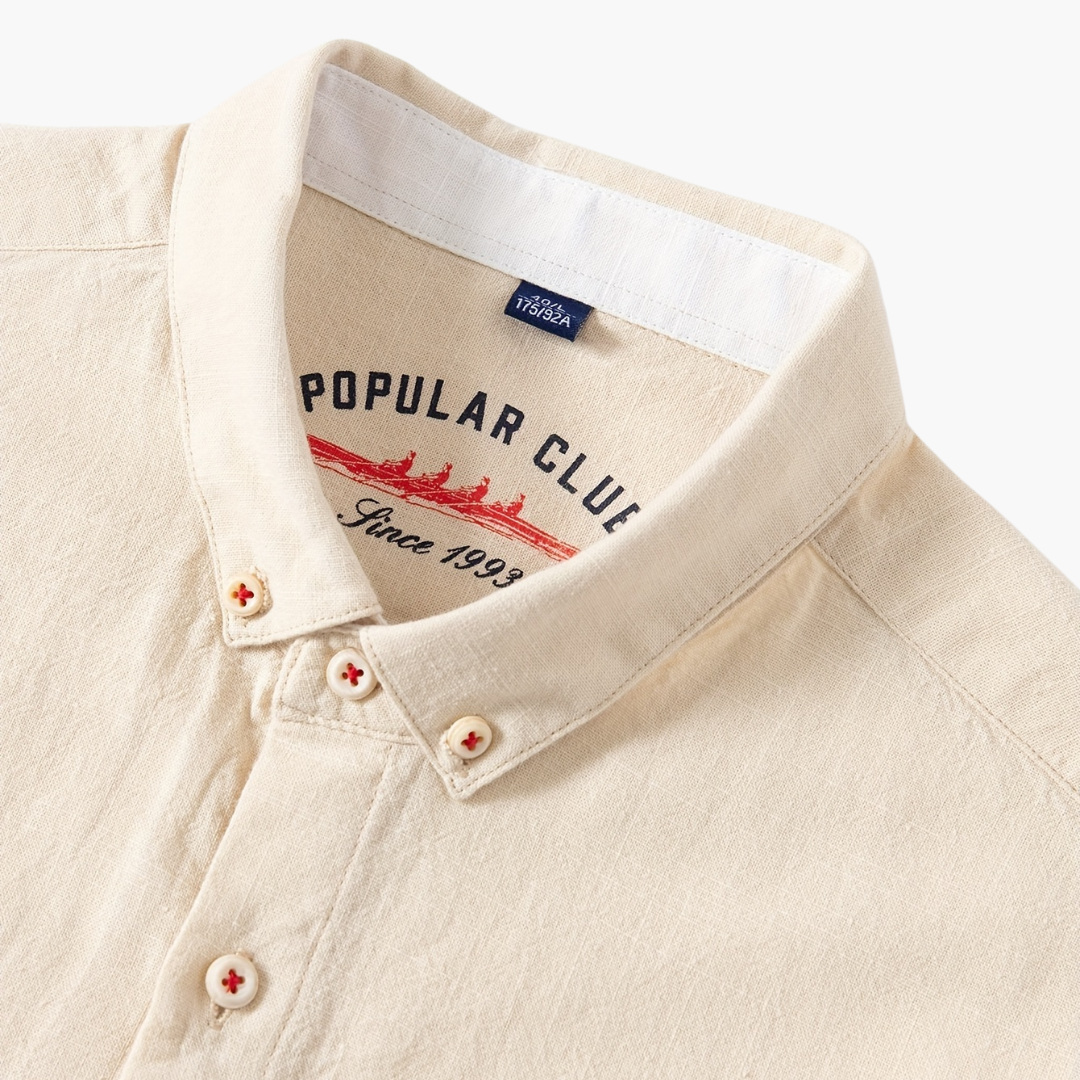 Camicia Uomo in Cotone con Colletto Button-Down | Altivaro