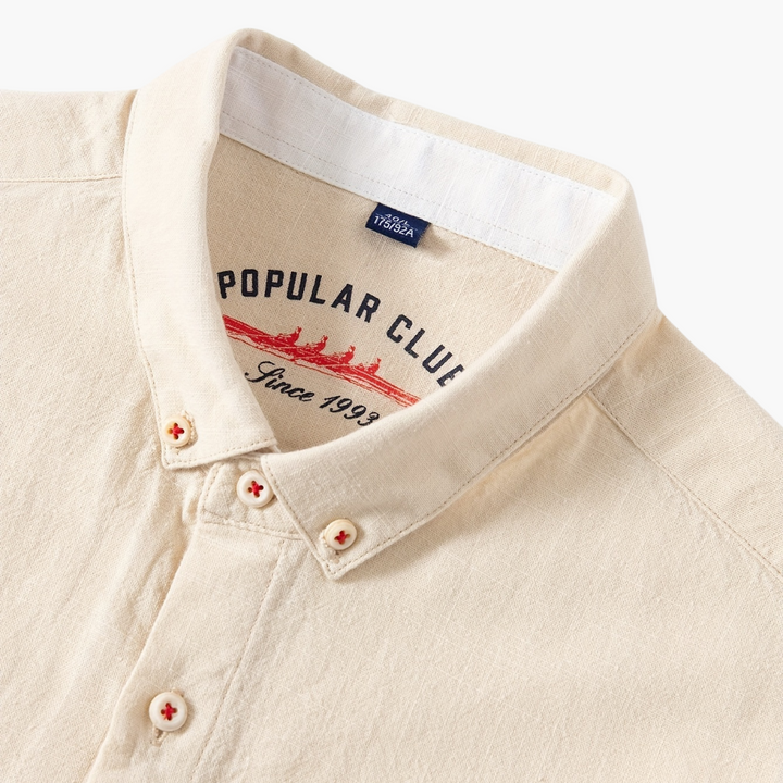 Camicia Uomo in Cotone con Colletto Button-Down | Altivaro