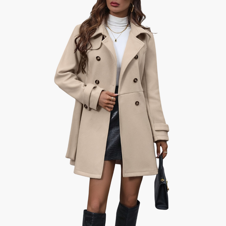 Cappotto Donna in Panno con Bottoni | Altivaro
