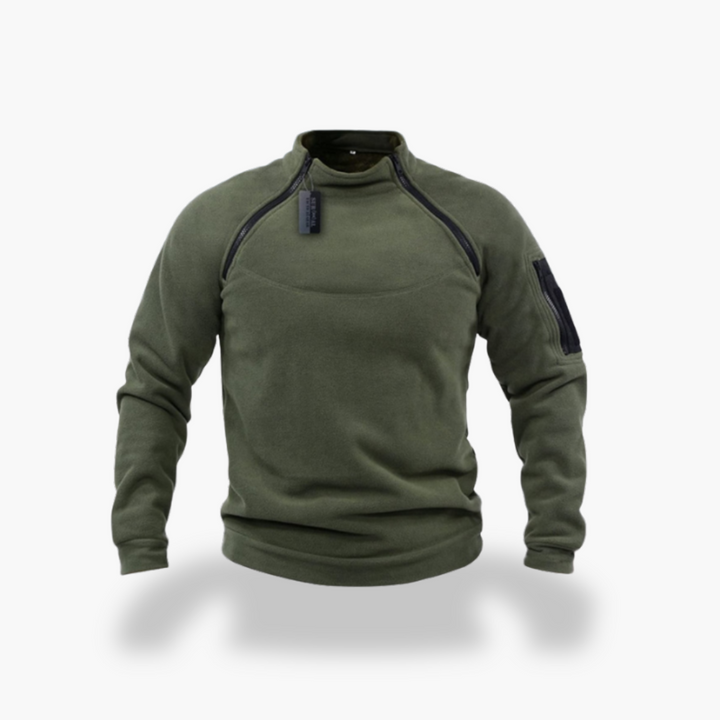 Felpa Uomo in Pile Giacca Termica con Zip e Tasche | Altivaro