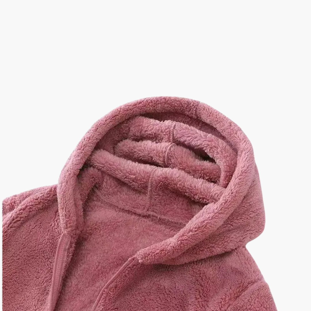 Soft Fleece Jacket with Hood for Women | Altivaro