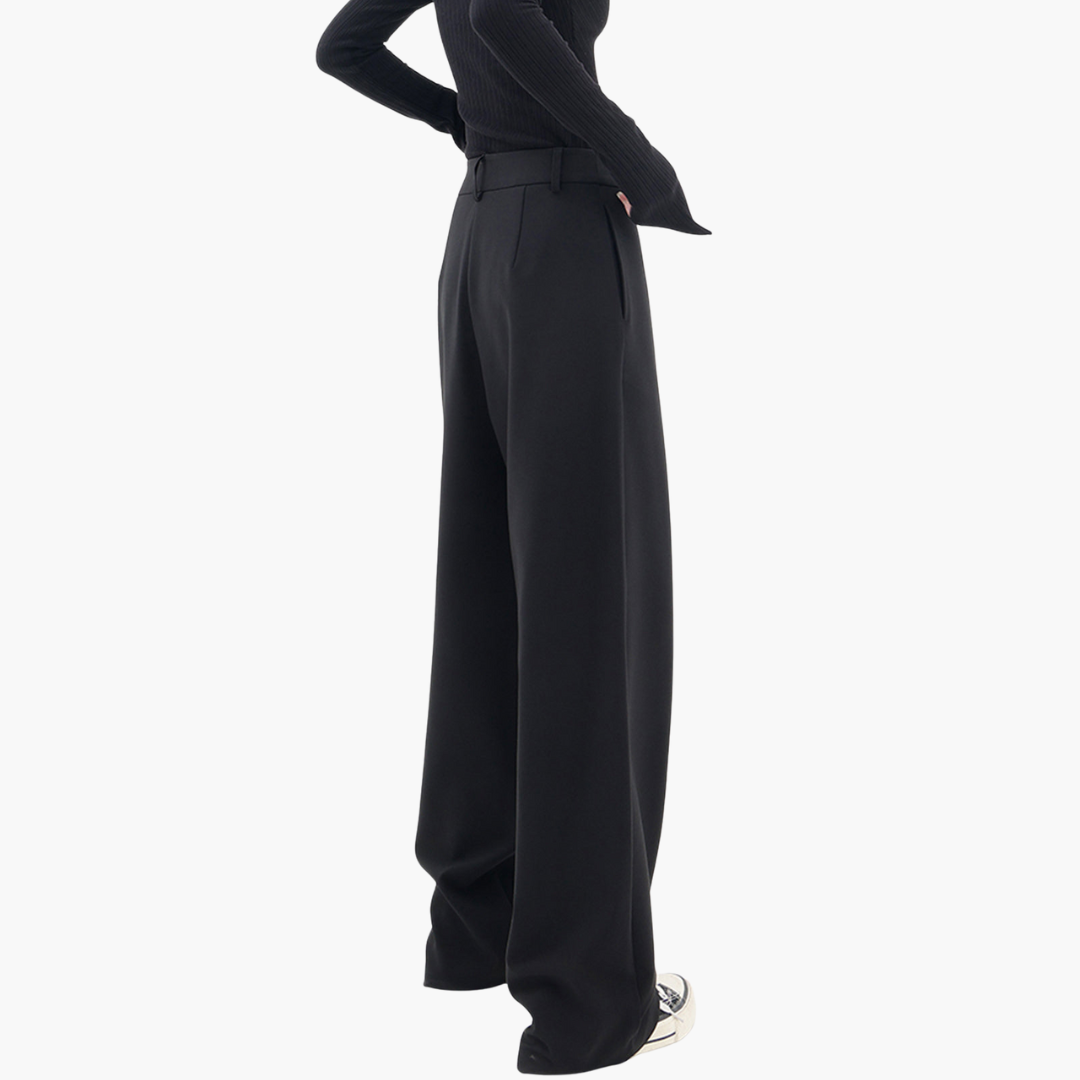 Women's Wide Asymmetric Elegant Pants | Altivaro