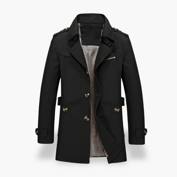Cappotto Uomo con Bottoni e Cappuccio | Altivaro