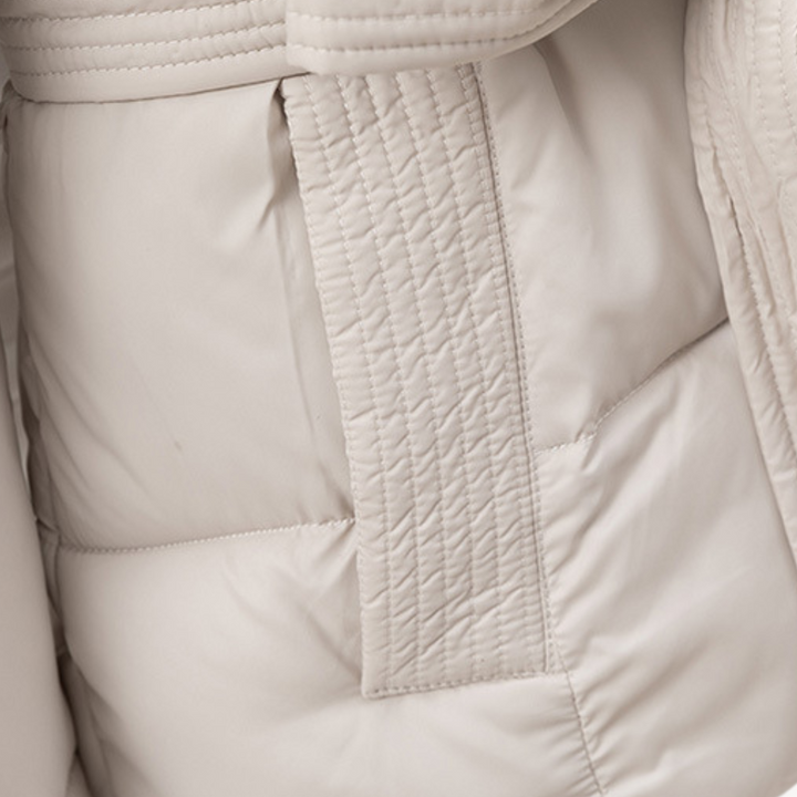 Piumino Donna Invernale con Cintura e Cappuccio | Altivaro