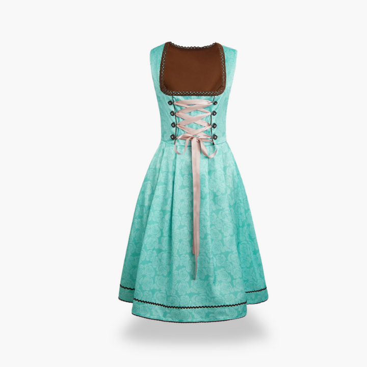 Abito Dirndl Donna con Corsetto e Gonna a Pieghe | Altivaro