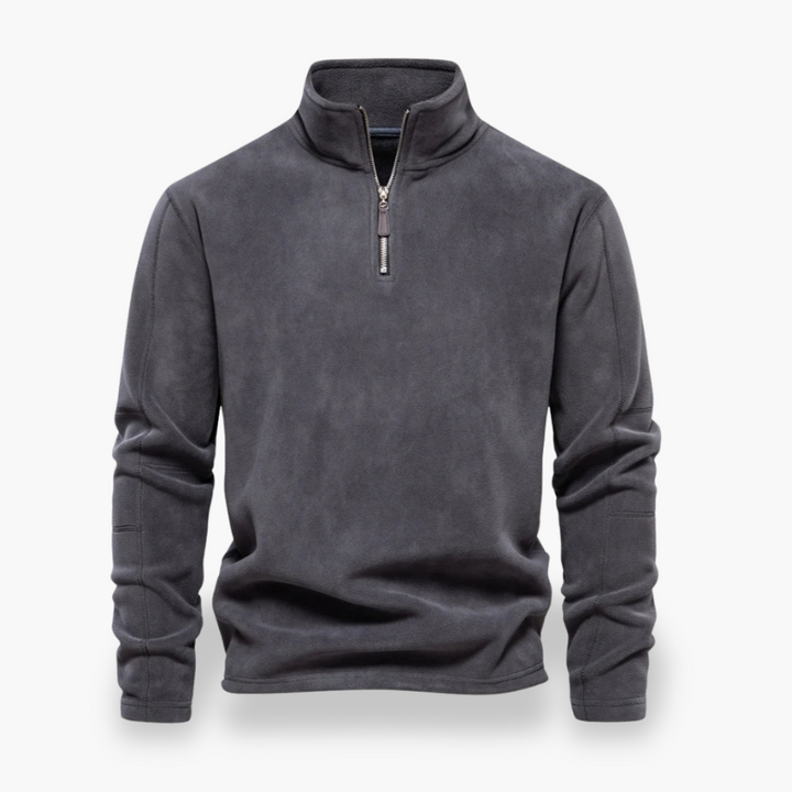 Men's Zip-Up Fleece Sweatshirt | Altivaro