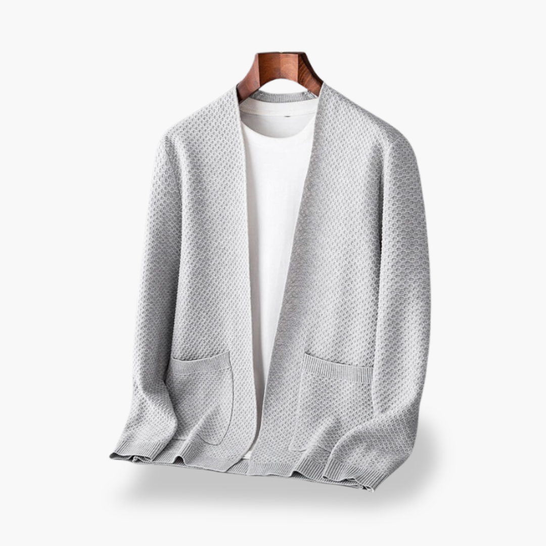 Men's Knit Cardigan with Pockets | Altivaro