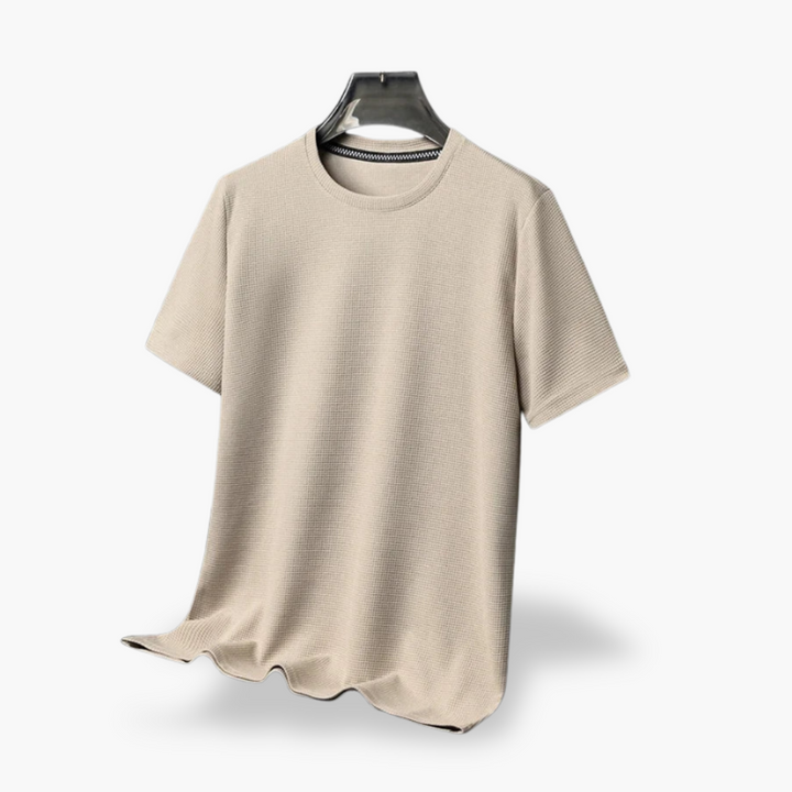 T-Shirt Uomo Waffle in Cotone | Altivaro