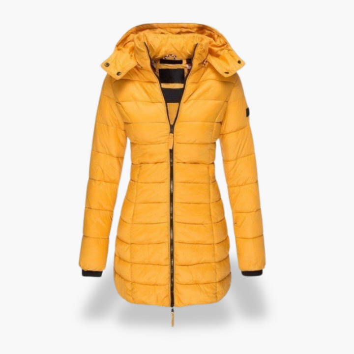 Giacca Piumino Donna Imbottita Cappuccio Nylon | Altivaro