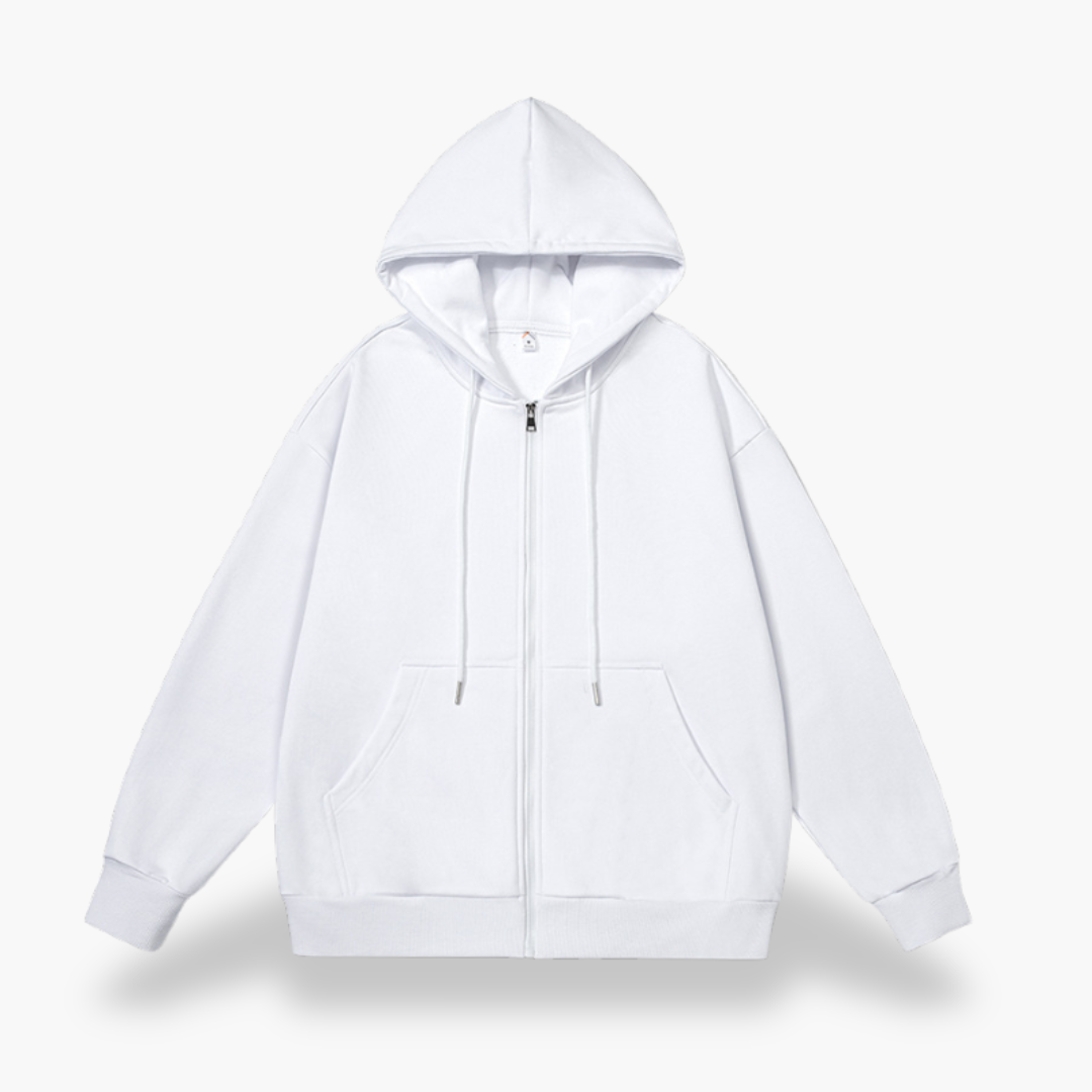 Felpa Uomo Cappuccio Zip Casual Streetwear | Altivaro