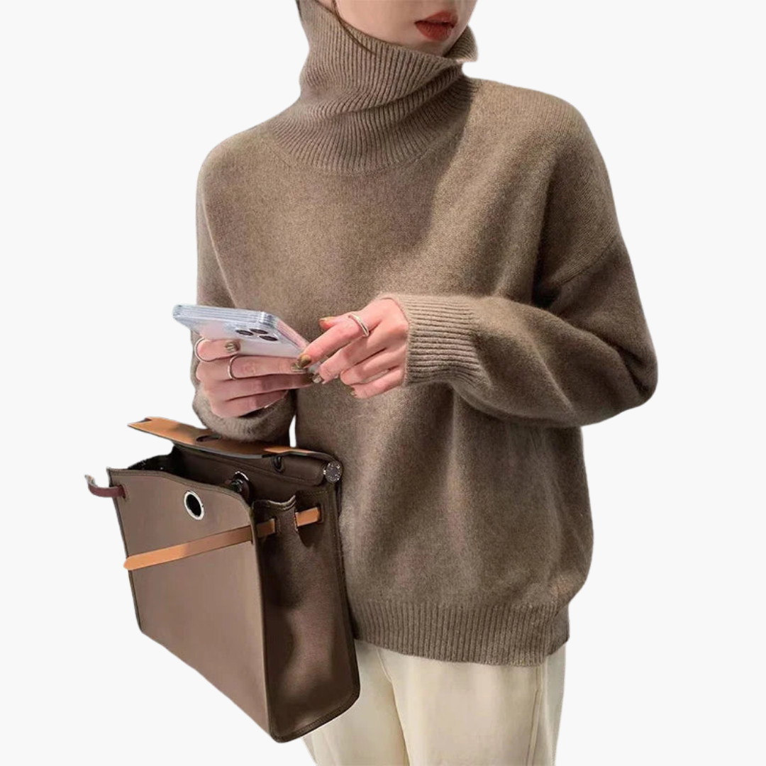 Maglione Collo Alto in Lana da donna | Altivaro