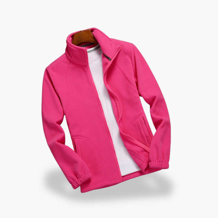 Giacca in Pile con Zip Donna Casual Invernale | Altivaro