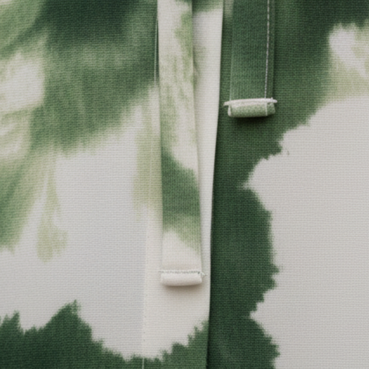 Abito da donna con motivo astratto e maniche lunghe in poliestere | Altivaro