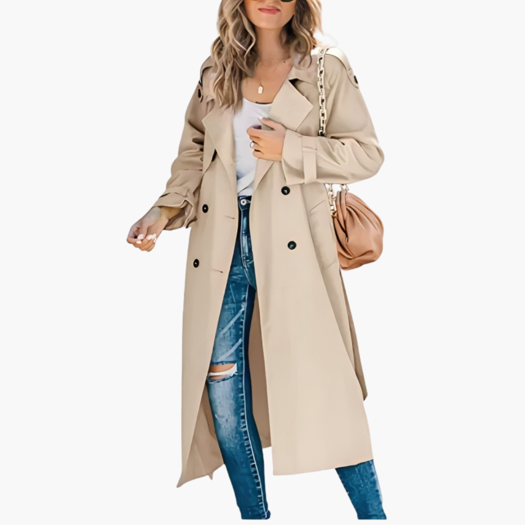 Cappotto lungo ortopedico donna in tessuto elegante | Altivaro