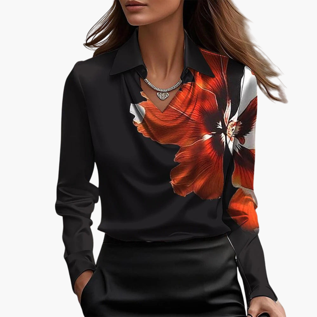 Camicia Donna Manica Lunga Elegante  | Altivaro
