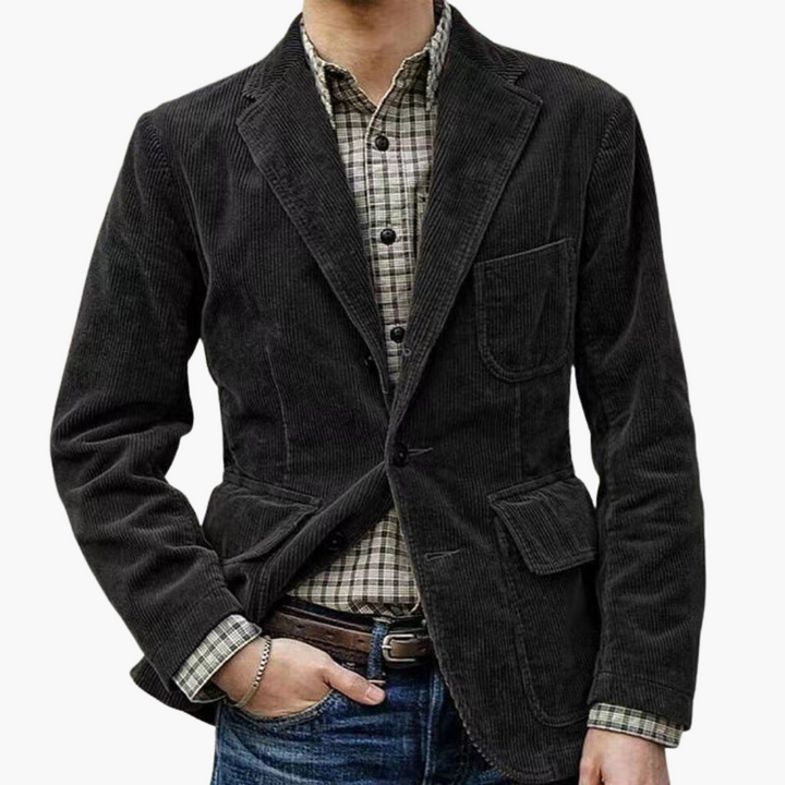Giacca Uomo Velluto Casual Autunno Primavera | Altivaro