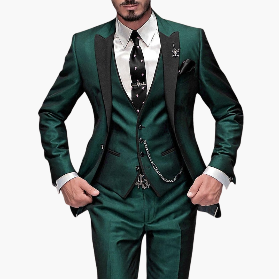 Abito Uomo con Giacca e Pantaloni Slim Fit in Lino | Altivaro