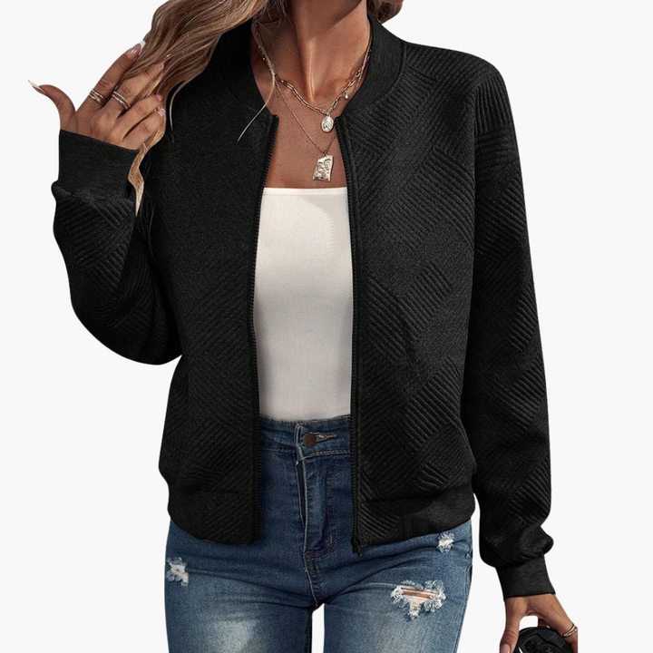 Cardigan Donna con Zip in Maglia | Altivaro