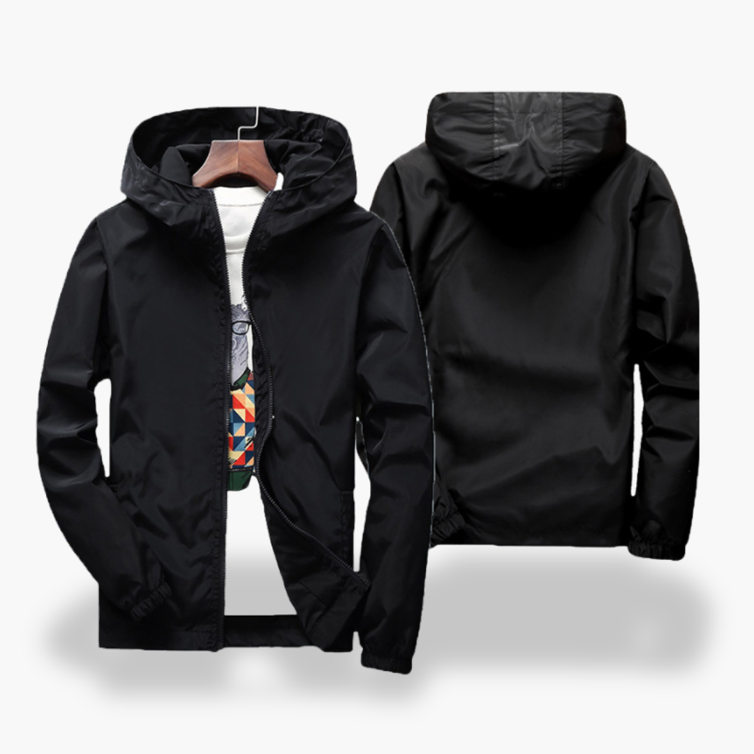 Men's Lightweight Waterproof Windbreaker Jacket with Hood | Altivaro