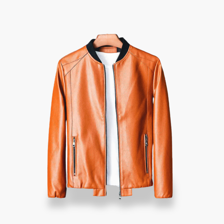 Giacca Bomber Uomo in Pelle Sintetica  | Altivaro