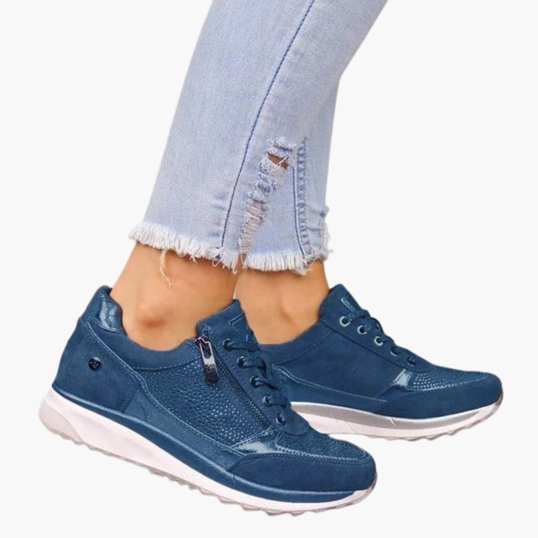 Sneakers Donna con Zip e Suola Comfort | Altivaro