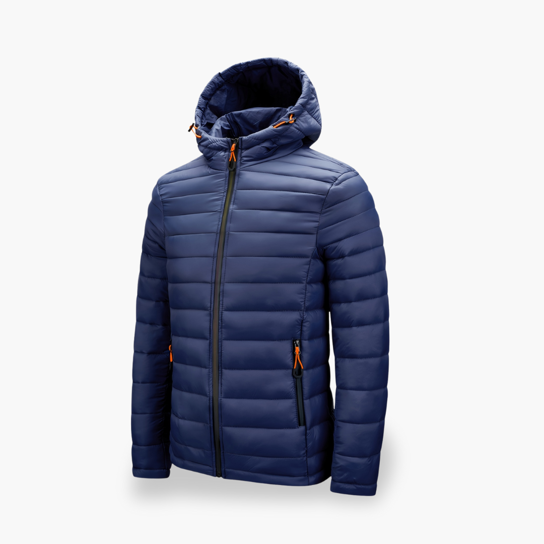 Giacca Uomo Piumino con Cappuccio e Zip | Altivaro