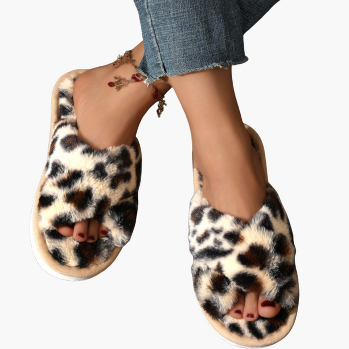 Women's Plush Orthopedic Non-slip Slippers | Altivaro