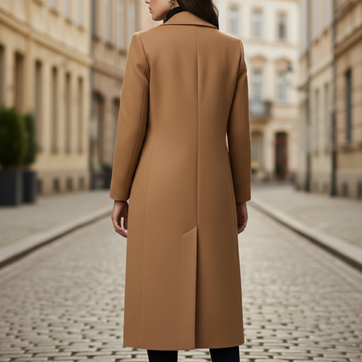 Langer Damenmantel Winter aus Wolle | Altivaro