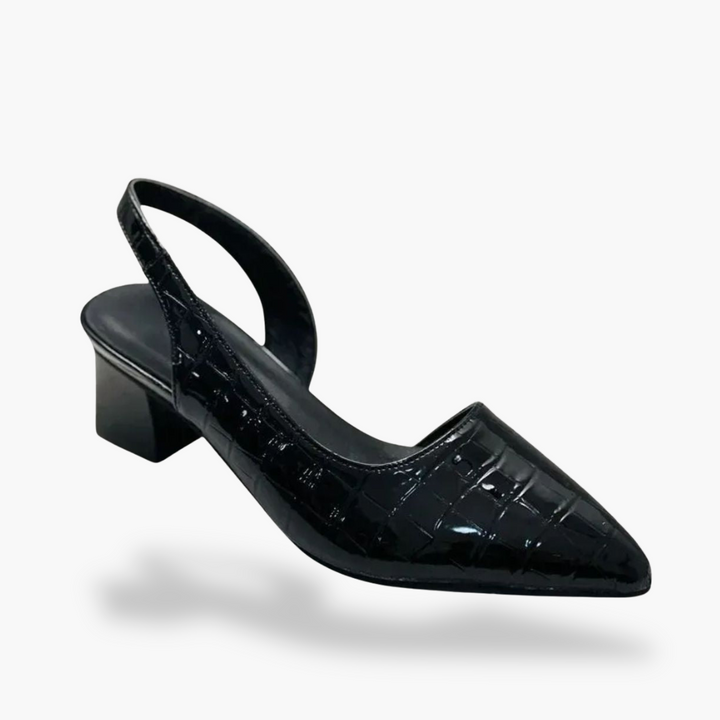 Scarpe Ortopediche Donna Tacco Medio Vernice | Altivaro