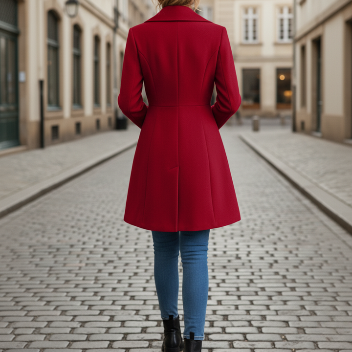 Cappotto Donna con Colletto Classico e Bottoni in Poliestere | Altivaro