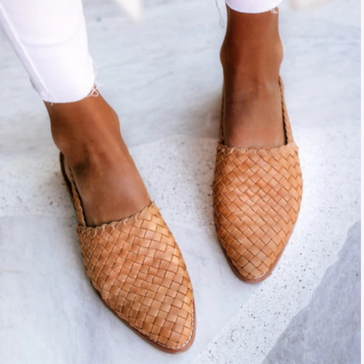 Donna Sandali Ortopedici Piatti Tessuti Punta Chiusa Casual | Altivaro-Altivaro