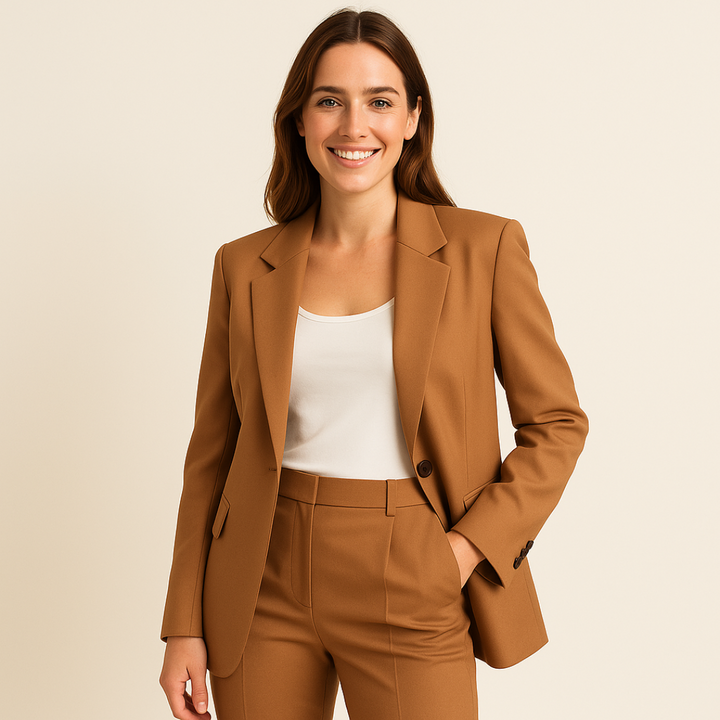 Tailleur Elegante da Donna – Completo Giacca e Pantalone Slim Fit per Cerimonia o Lavoro | Altivaro