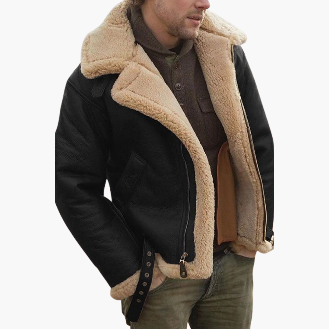 Giacca Uomo Pelle Fodera Shearling Invernale | Altivaro