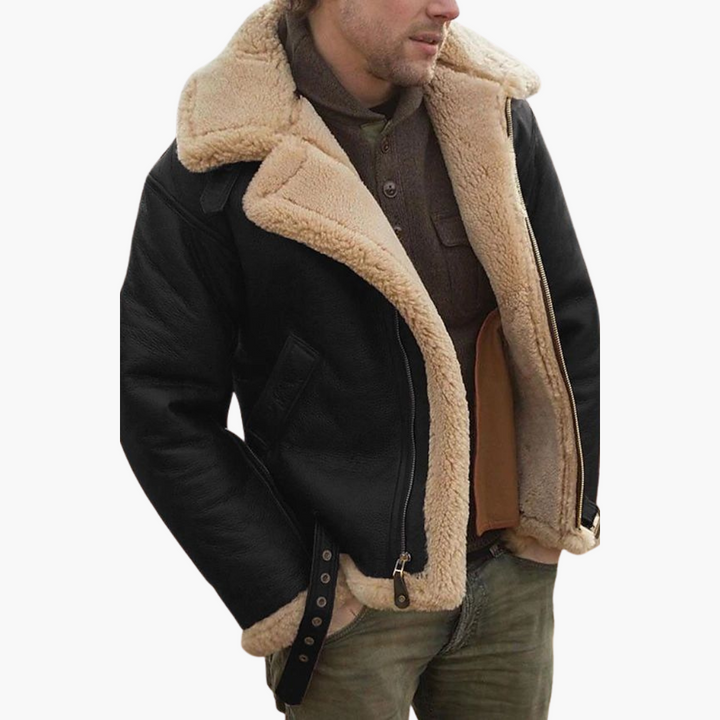 Giacca Uomo Pelle Fodera Shearling Invernale | Altivaro