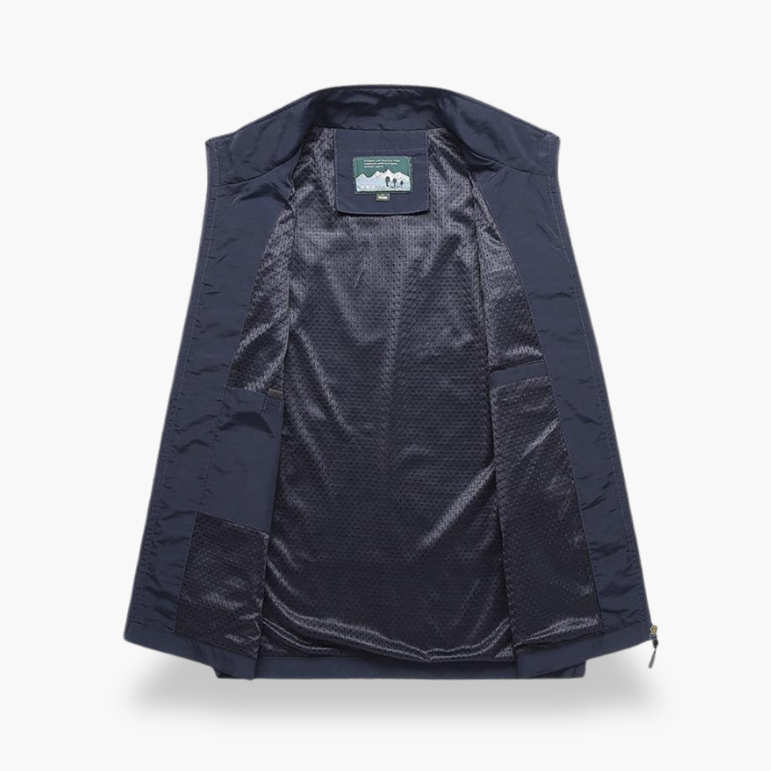 Gilet Uomo Estivo Multitasche Cotone Leggero | Altivaro