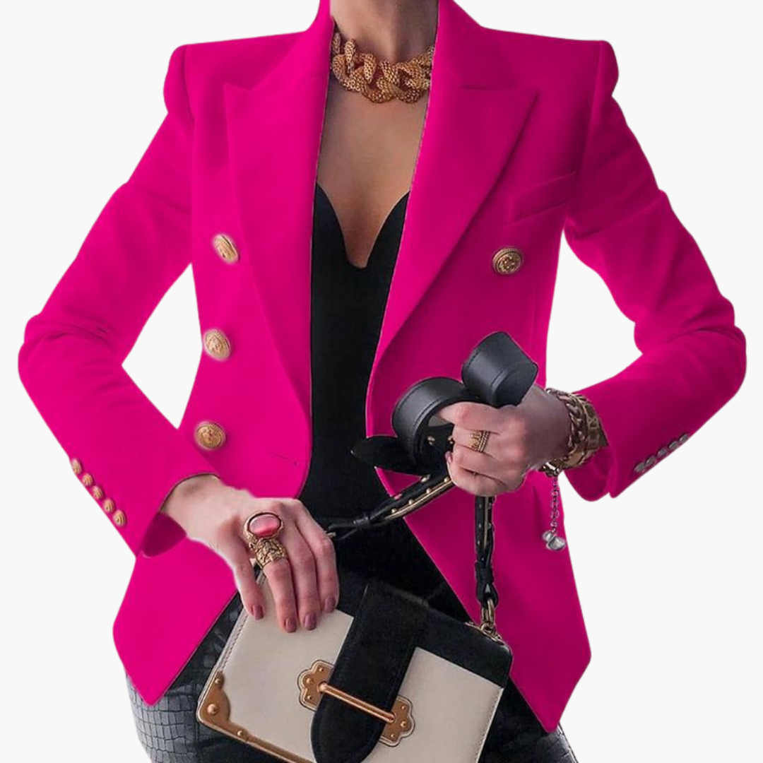 Blazer Donna Fluo con Bottoni Dorati | Altivaro