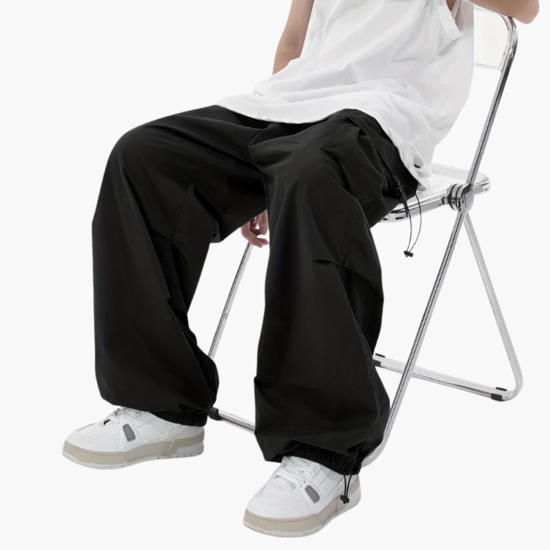 Wide Cargo Pants Men Streetwear Casual | Altivaro