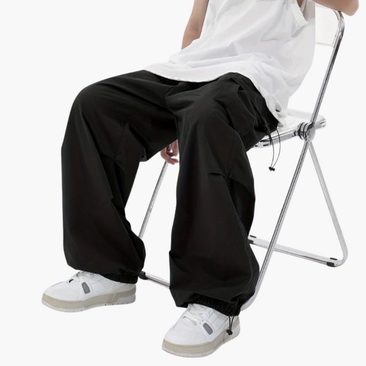 Wide Cargo Pants Men Streetwear Casual | Altivaro