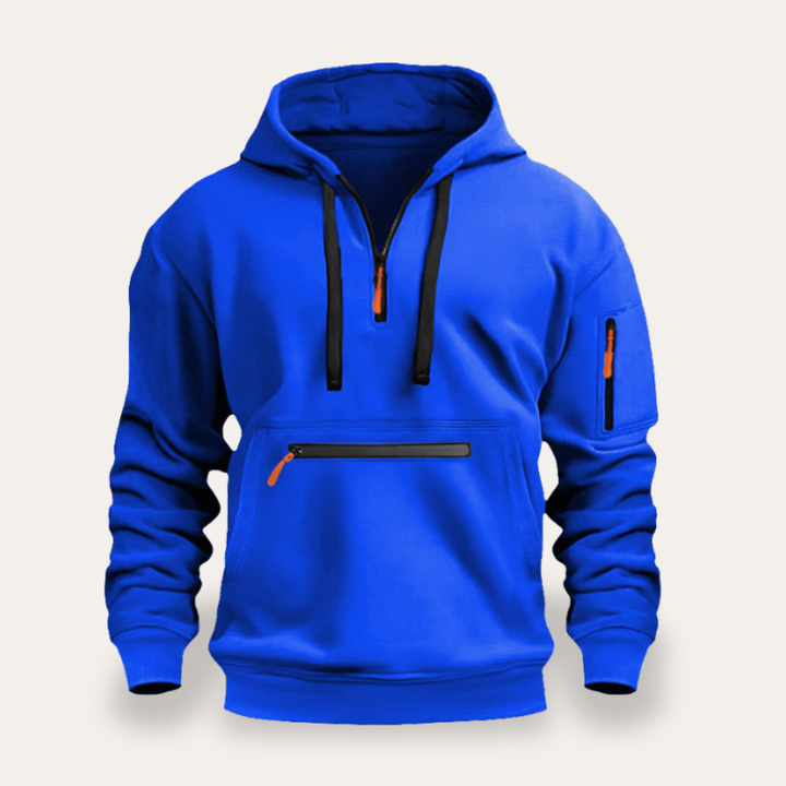 Men's Bomber Casual Jacket Pockets Ribbed Sporty | Altivaro