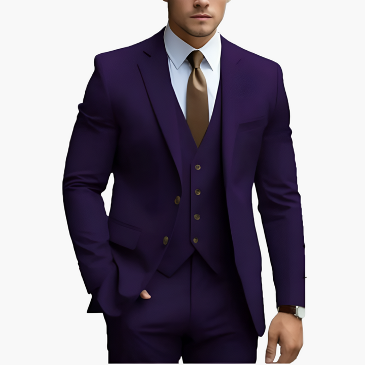 Completo Uomo Elegante con Giacca, Gilet e Pantaloni | Altivaro