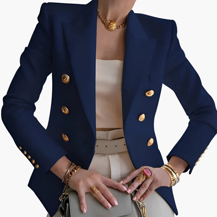 Blazer Doppiopetto Elegante da Donna in Tessuto | Altivaro