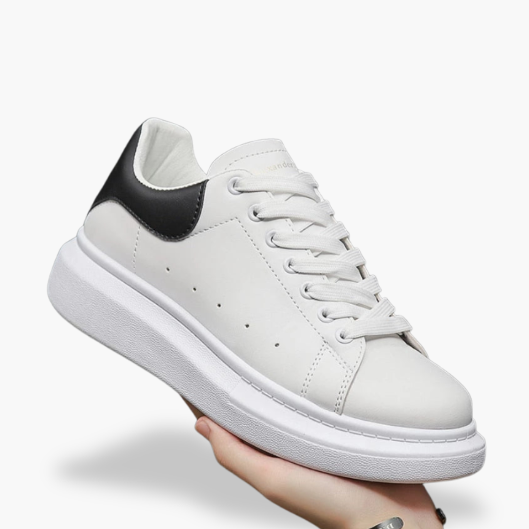 Sneakers Uomo Ortopediche Pelle Suola Spessa | Altivaro